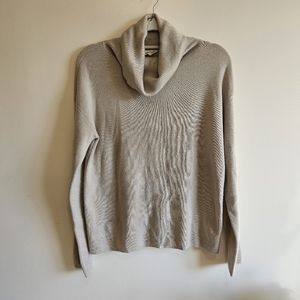 Mystree Beige Cowlneck Sweater